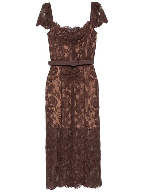 Abito midi SELF PORTRAIT | PF26099MABRBROWN